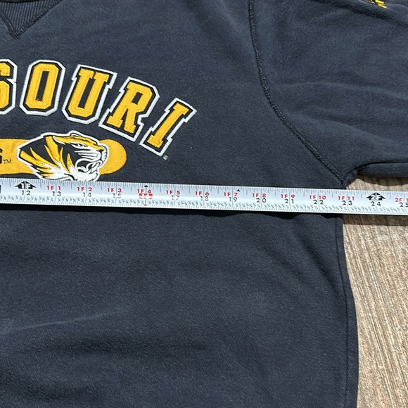 Vintage Gear For Sports Missouri Tigers Black Crewneck Sweater - Picture 7 of 9
